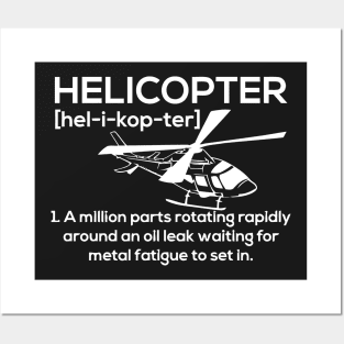 Funny Helicopter Posters and Art